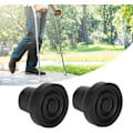 Miniatyrbillede 4 af 4: 10 Cane Tips Krykker Gummipuder Gåkrykke Tips til Standard og Foldbare Gåkrykker, Gummikrykke Tips (16mm)
