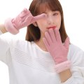 Miniatyrbillede 2 af 2: Vinterhandsker til kvinder, touch screen cashmere snehandsker vinter