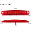 Pikkukuva 2 / 5: 10 kpl 9SMD sivuvalo 12-24V Super Bright LED sivuvalot automaattiseen ajoon