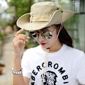 Pikkukuva 5 / 5: Unisex Auringonhattu Bush Hat Kalastajan Hatti Matkustaminen Kalastus Anti-UV Hattu (Khaki)