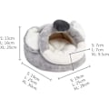 Miniatyrbilde 2 av 5: Varm lett hamster marsvin seng vinter gnager kjæledyr seng (xl)