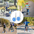 Miniatyrbild 4 av 5: Stöd för barncykel, cykelhjälphjul, barncykelhjälphjul, extrahjul för 12-20 tums cykelkomponenter, blå