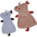 Miniatyrbillede 2 af 5: 2 stk. køkkenhåndklæder i mikrofiber koral til børn