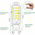 Miniatyrbilde 2 av 5: G9 LED-lyspærer, 5W tilsvarende 50W halogenlampe, kald hvit 60