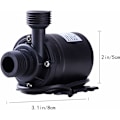 Miniatyrbillede 2 af 5: UEETEK DC 12V børsteløs nedsænkbar vandpumpe 800L/H 5M til pool