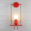 Miniatyrbilde 2 av 4: Enkel mote dukke swing barn moderne vegglampe stue
