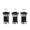 Miniatyrbillede 1 af 4: Chucks 6 stk. HSS borehoved, adapterhovedkonverter til boremaskiner
