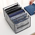Miniatyrbillede 3 af 5: Tøjskuffe Organizer, Garderobe Tøj Organizer Foldbar Mesh