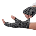 Miniatyrbillede 4 af 4: Sports Recovery Compression Handsker Unisex Skridsikre Halvfinger Handsker
