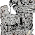 Miniatyrbillede 5 af 5: Harpiks Kunsthåndværk Have Park Kunst Nips Genstand Statue Dyr Have Harpiks Statue, 15*10*6cm
