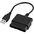 Miniatyrbild 1 av 5: PS2-kontrollkonverter, PS2 till PS3-kontroll-adapter PS2 till USB för PC eller PS3 trådlös trådbunden kontroll PS1 PS2, stödjer WIN98 ME 2000 XP Vista WI