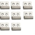 Miniatyrbillede 1 af 4: 8 stk. robuste vægkroge, U-formet firkantet krog, vægkrog i rustfrit stål, til brug i badeværelse, køkken, garageophæng, robust krog, 4*2.5*3.5cm
