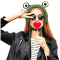 Pikkukuva 1 / 5: Remise Hat Bandeau Grenouille - Crochet Hat, B