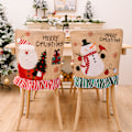Miniatyrbild 1 av 5: 2-pack jultomte stolsöverdrag, stolsryggöverdrag, jul