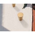 Miniatyrbillede 3 af 5: Kabinetgreb Børstet Messing Kabinet Knapper, Guld Kommode Skuffe Knapper, Til Skabe, Skabe, Badeværelse, Bad Og Køkken, Sæt Af 10 (Kegle)