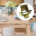 Miniatyrbillede 5 af 5: 4 stk. Foldbare Beslag med Lås Jern Foldbart Bordben Bordben Foldbare Fødder og Møbelhængsler til Foldbare Ben Arbejdsbænk Udvidelsesbord