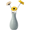 Miniatyrbilde 1 av 5: Holdbare og moderne plastvaser til blomster, til stue, kontor, bryllupsdekorasjon (mintgrønn)