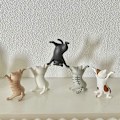 Miniatyrbild 2 av 5: 5 stycken dansande kattkista prydnad, rolig katt pennhållare, inter
