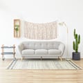 Miniatyrbild 4 av 5: 1 st Macrame väggbonad, vävd gobeläng, chic modern vävd konst,