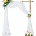 1 st vit tygpanel för bröllopsbåge - 70*300cm - Chiffontyg