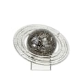 Miniatyrbild 1 av 3: Pusselbyggstenar 3d Saturn Planet Crystal Puzzle grå