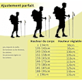 Miniatyrbillede 3 af 5: Teleskopiske vandrestave Aluminium Nordiske stave Adj