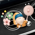Pikkukuva 4 / 5: Pearl Girls - Auton ilmanraikastin tuuletusaukon pidikkeellä - Suloinen diffuusori Auton ilmanraikastin - Autonraikastin tuuletindiffuusori - Autonraikastin tuoksu tuuletin tuuletusaukon pidike 65x45x35 mm