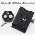 Miniatyrbilde 5 av 5: 10x Metall sammenleggbar skrivebordslupe med LED-lys for tekstil optisk linse