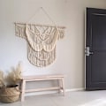 Miniatyrbild 5 av 5: Macrame väggbonad vävd för hand bohemisk stil dekoration