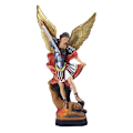 Miniatyrbillede 1 af 4: Ærkeengel Statue Ærkeengel St. Michael Trampler Dæmon Religiøs S