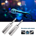 Pikkukuva 2 / 5: 2 x 3-napainen XLR - 6,35 mm (1/4\") mono uros liitin audioadapteri, hopea
