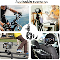 Pikkukuva 5 / 5: Super Clamp -kamerakiinnike 1/4 ja 3/8 tuuman kierteillä, Mini Magic Arm Super Clampilla, 360° pallopäävarsi DLSR-kameralle, Gopro, Action Cam, Mon