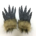 Miniatyrbild 3 av 5: Varulv Latex Mask med Varulv Klor, Varulv Huvudbonad + Varulv Handskar för