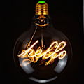 Pikkukuva 5 / 5: Big Globe G125 4W 220/240V Vintage LED-lamput aakkoskoristeluun, lämmin keltainen