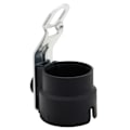 Miniatyrbillede 1 af 4: 2 stk. 7-polet 13-polet anhængerkontakt-holder drejeled anhænger stik adapter holder forbindelsestilbehør fastgørelsesstik (sort, 95*37mm)