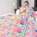 Miniatyrbilde 2 av 4: Fleece teppe kaste teppe kaste teppe for sofa myk lett koselig mikrofiber tepper og kast, 127*152cm