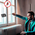 Miniatyrbillede 4 af 5: Teleskopisk Fluesmækker - Indendørs Fluesmækker, Kraftig Manuel Fluesmækker i Plastik med Teleskopstang i Rustfrit Stål (3-pak)