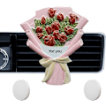 Miniatyrbild 3 av 5: Doftande rosdekoration, blommig aromaterapiornament |