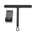 Miniatyrbillede 1 af 4: Bruse Squeegee - Stribefri Rengøring til Glasdør, Badeværelses Squeegee med Holder uden Boring, Vindue Squeegee med Rustfrit Stålkerne til Vindue