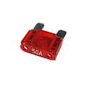 Miniatyrbillede 1 af 4: Bladsikringer 20A - 80A bil stik-i sikring valg: 50A ampere, rød, 3 stk