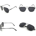 Miniatyrbillede 2 af 4: Premium Military Style Classic Aviator Solbriller Polariseret UV-beskyttelse Sort