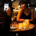 Miniatyrbild 3 av 5: LED-ljus, flimrande LED-ljus med mycket realistiska flimrande lågor,