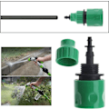 Miniatyrbillede 3 af 5: 2 stk. Havevandsslange Hurtigkobling Mikroirrigation Adapter Envejs Adapter Hane