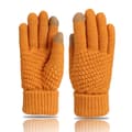 Designade pekskärmshandskar - Smartphone-handskar, orange, en storlek
