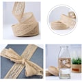 Miniatyrbillede 5 af 5: 3 ruller/30m jute burlap håndværk natur burlap bånd, kunst bånd til bryllup begivenheder fest og hjem indretning DIY håndværk bryllup dekorationer(1.5cm,2.5cm,3.8cm)