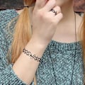Miniatyrbilde 5 av 5: Elastisk choker stjerne halskjede tatovering choker halskjeder for kvinner og jenter plast minimal halskjede smykker