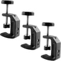 3PCS aluminiumlegering fast skrivbordsfixtur fast blixtkamera stativ fotog