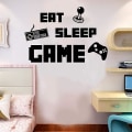 Miniatyrbild 3 av 5: Game Wall Decals Gaming Controller Joystick Video Wall Stickers för tonårspojkar Rum Barn Sovrum Lekrum Heminredning