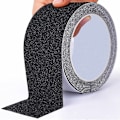 Miniatyrbild 1 av 4: Antislip-tejp för trappor, 10 cm 10 m, halkfri tejp utomhus, halkfri dragremsa, säkerhetstejp, för inomhus- och utomhusbruk, svart
