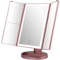 Miniatyrbillede 1 af 5: Lighted Makeup Mirror, 2X/3X Lighted Magnifying Mirror, Foldable Mirror, 1
